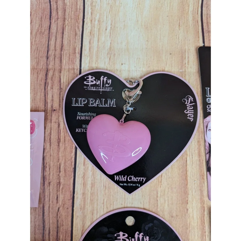 Buffy the Vampire Slayer Lip Gloss Balm & Nail Polish Beauty Bundle Lot